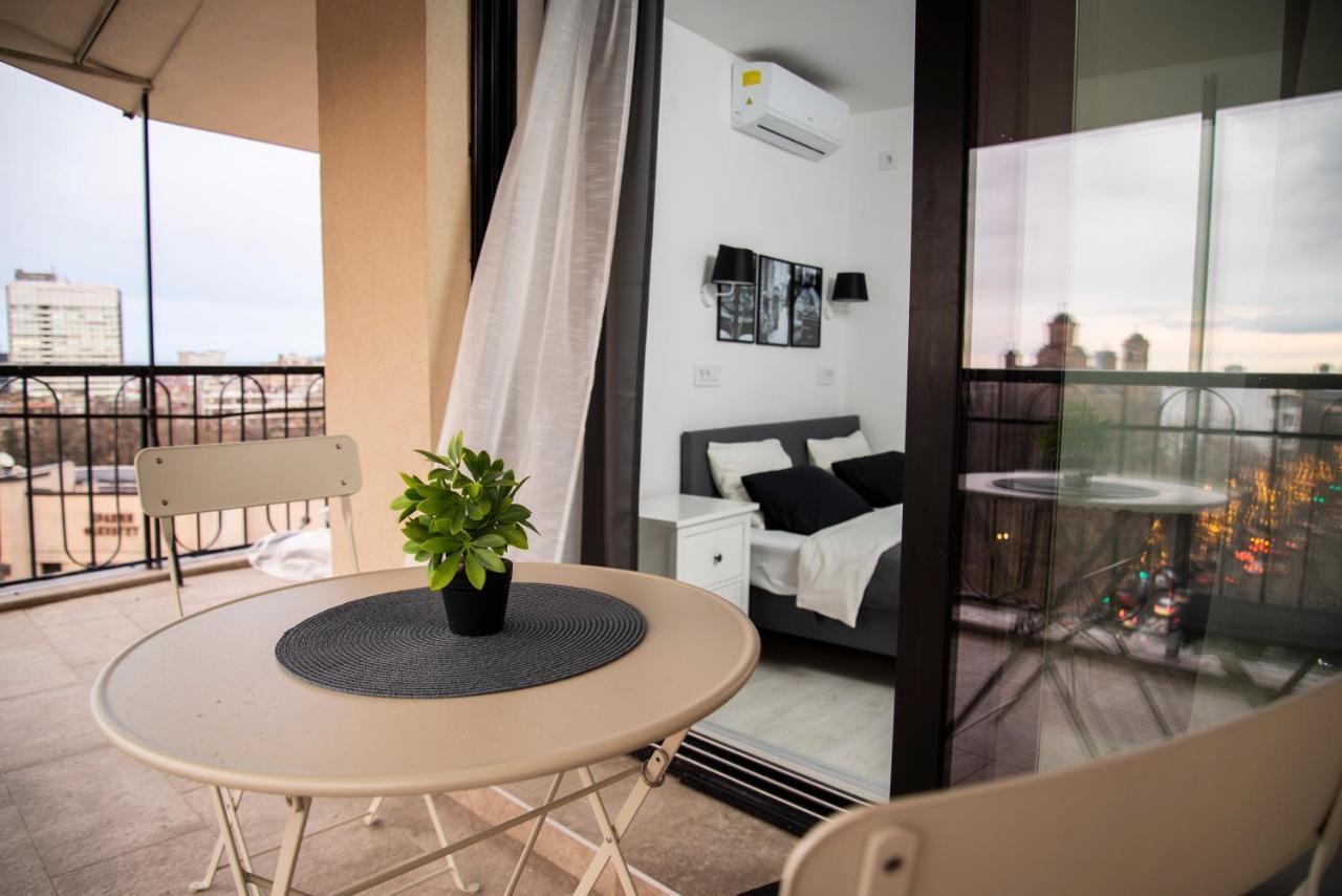 Rooftop Terrace Apartment Beograd Bagian luar foto