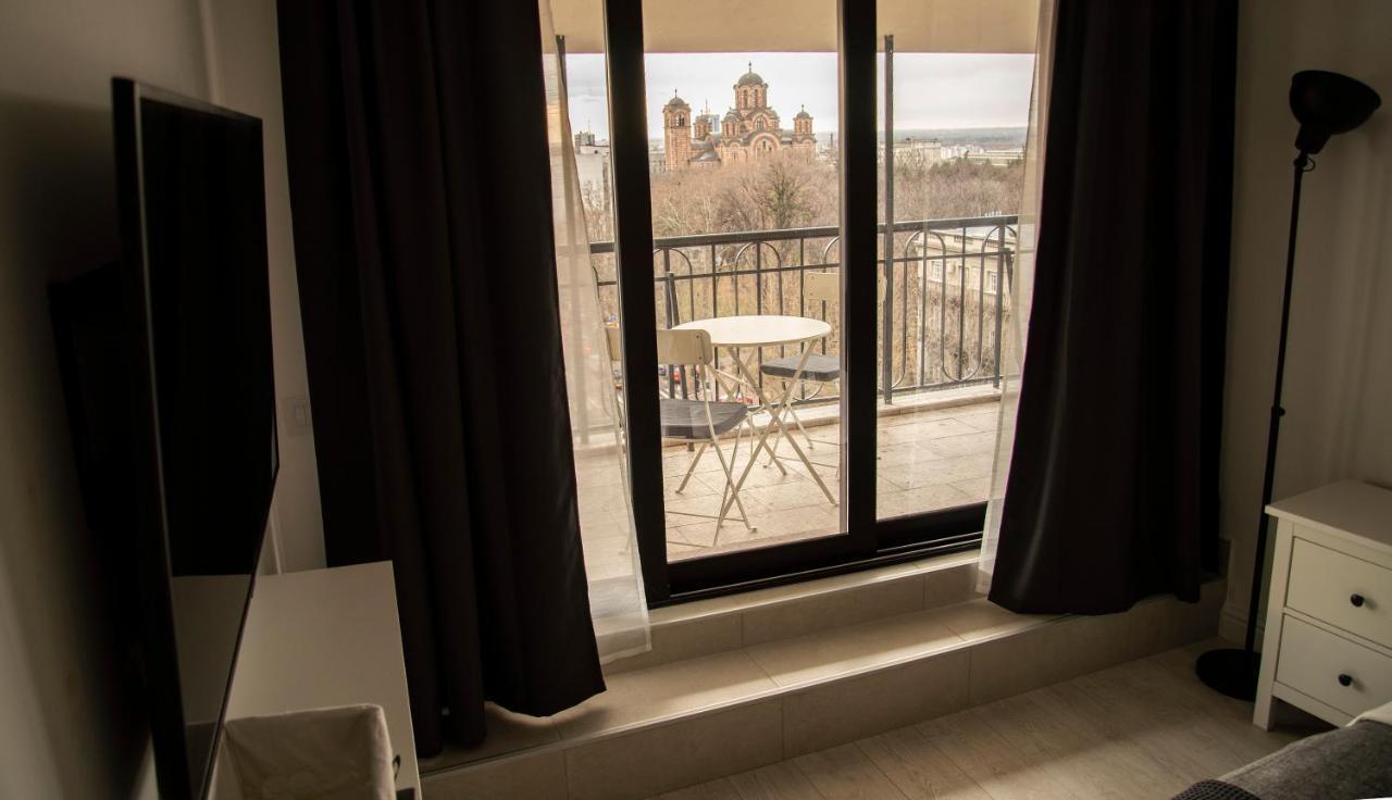 Rooftop Terrace Apartment Beograd Bagian luar foto