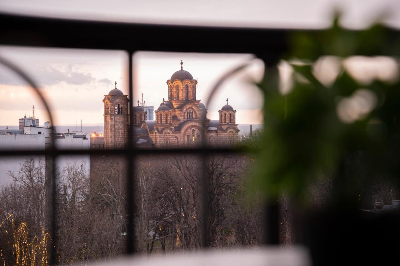 Rooftop Terrace Apartment Beograd Bagian luar foto