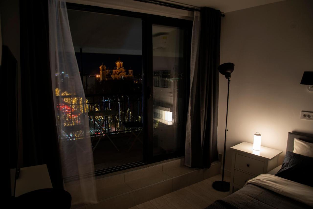 Rooftop Terrace Apartment Beograd Bagian luar foto
