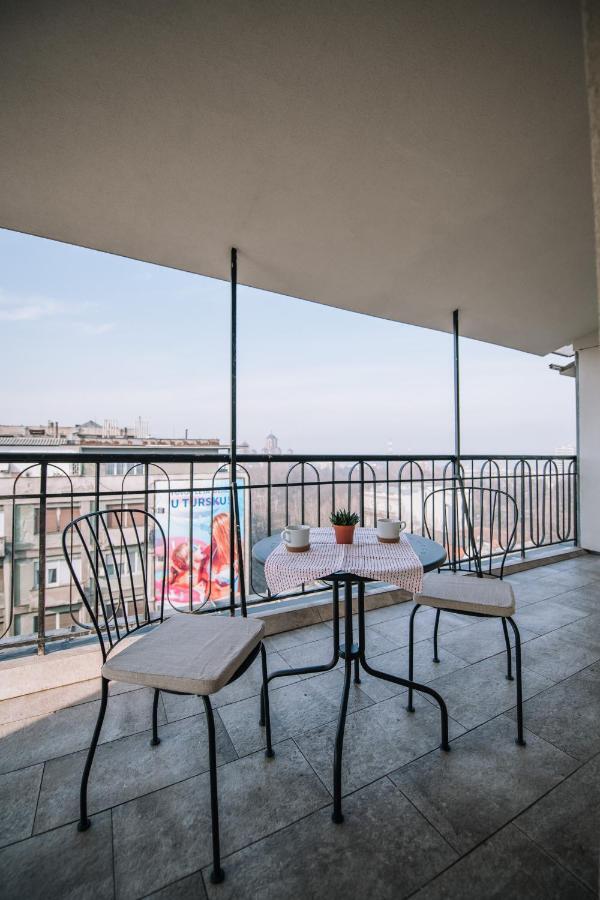 Rooftop Terrace Apartment Beograd Bagian luar foto